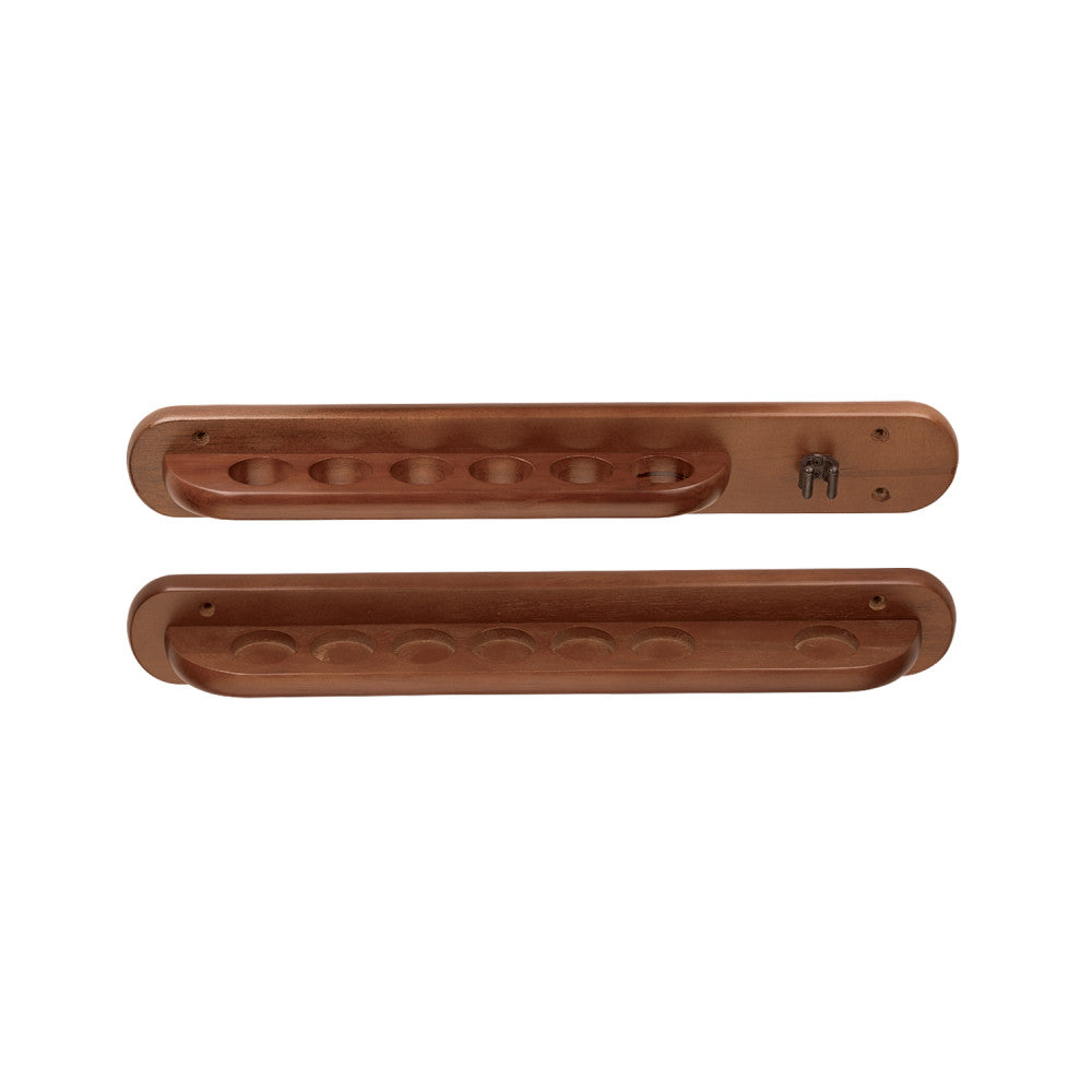 6-Cue Wall Rack with Bridge Clip