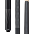Dufferin Matte Black Silver Triangle Pattern Wrapless Cue