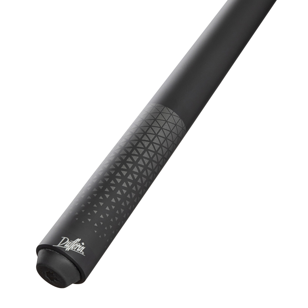 Dufferin Matte Black Silver Triangle Pattern Wrapless Cue