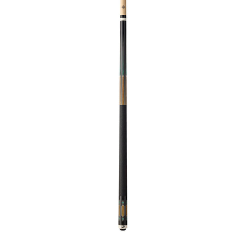 Dufferin Malachite Crown Cue with Embossed Leather Wrap