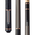Lucasi Custom Art Deco Rose Gold & Silver Cue