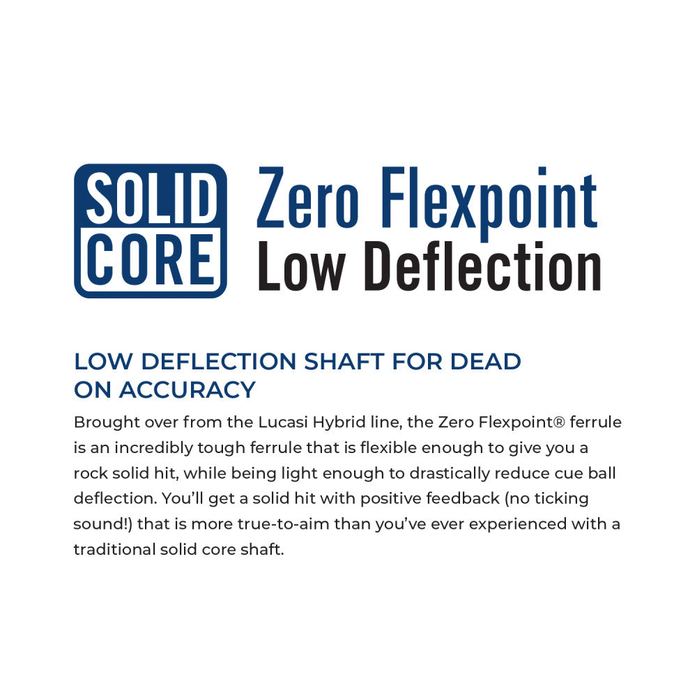 Lucasi Custom Uni-Loc Zero Flexpoint Solid Core Shaft