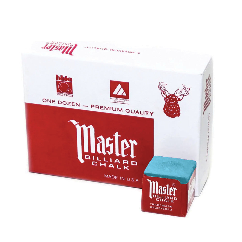 Master Billiard Chalk - 12 Count