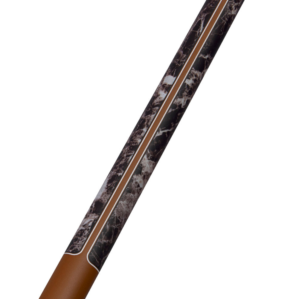 Players Brown Marble with Matte Brown Wrapless Cue