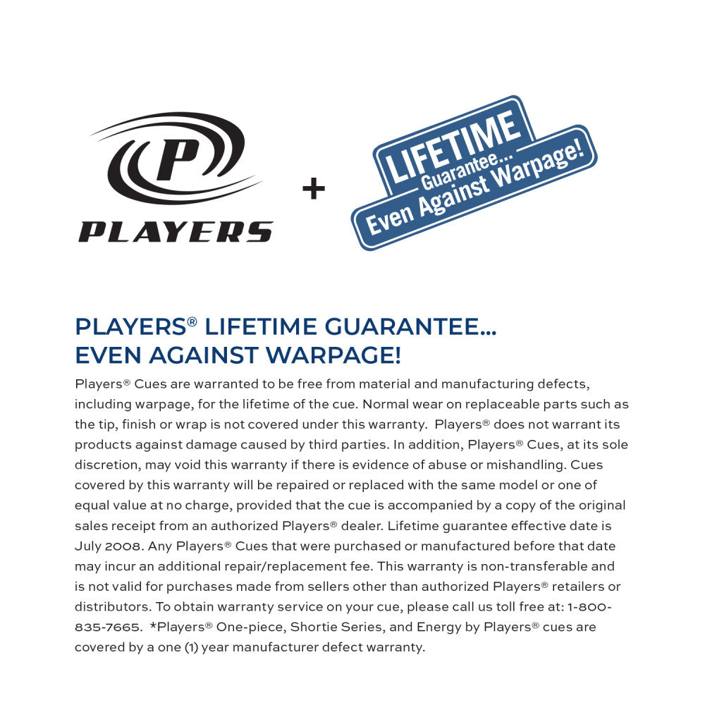 Players JB12 Jump/Break Cue