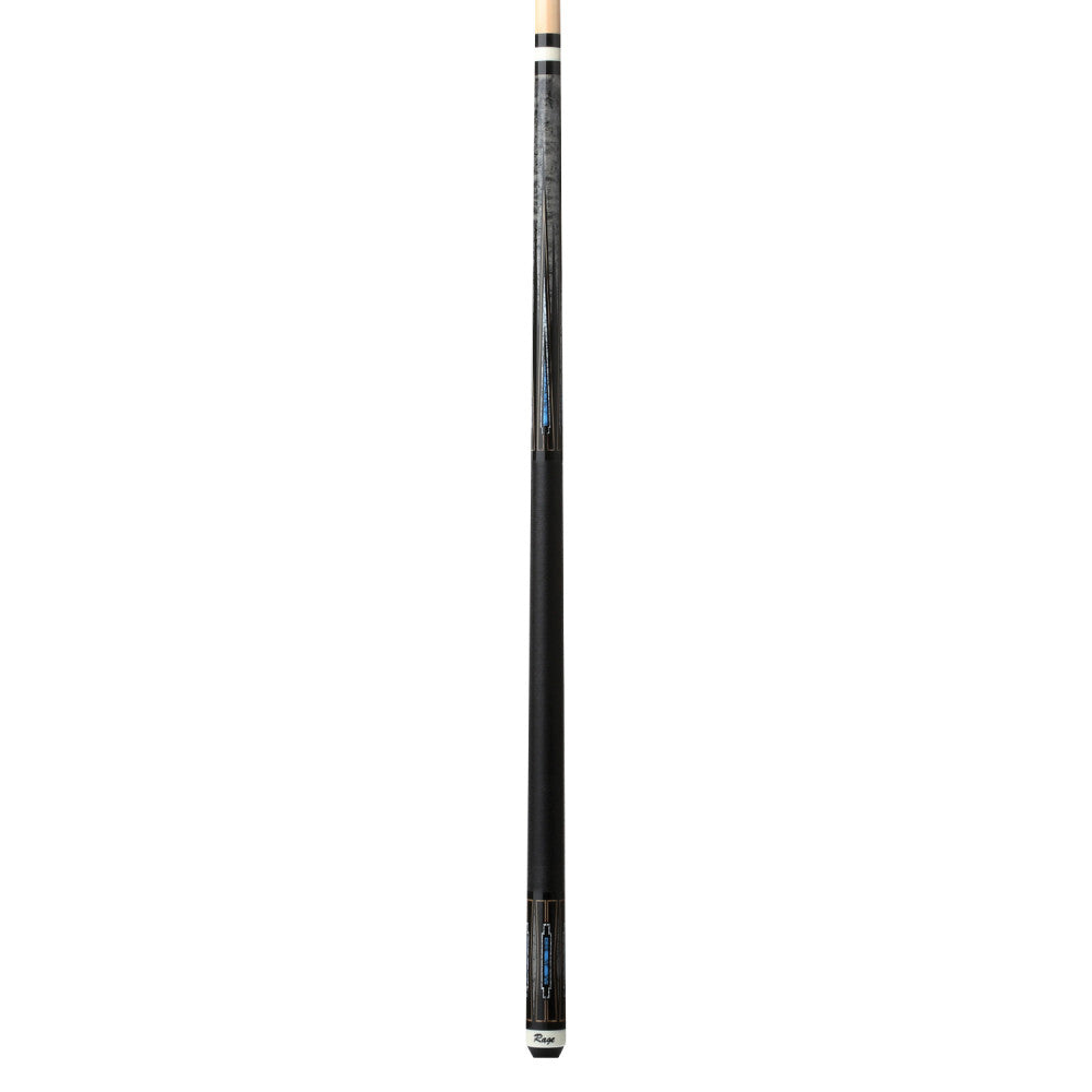 Rage Blue Deco Cue with Black Nylon Wrap
