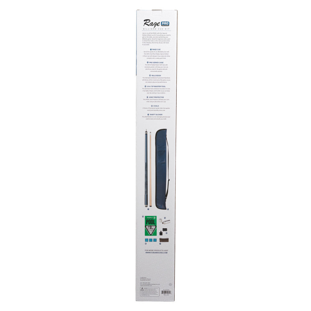 Rage Pro Billiard Cue Kit