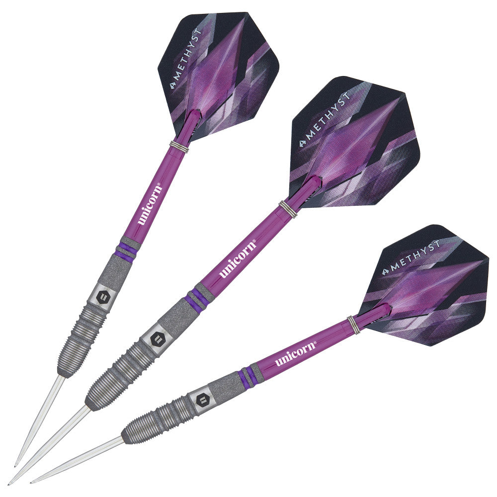 Amethyst Steel Tip Dart Set