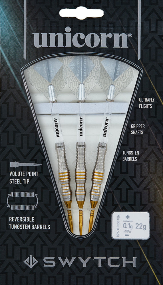 Swytch Gold Steel Tip Dart Set